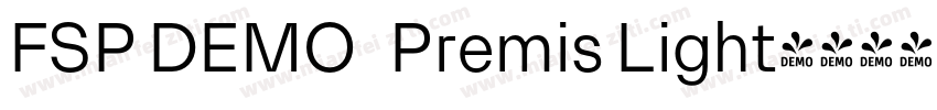FSP DEMO   Premis Light字体转换